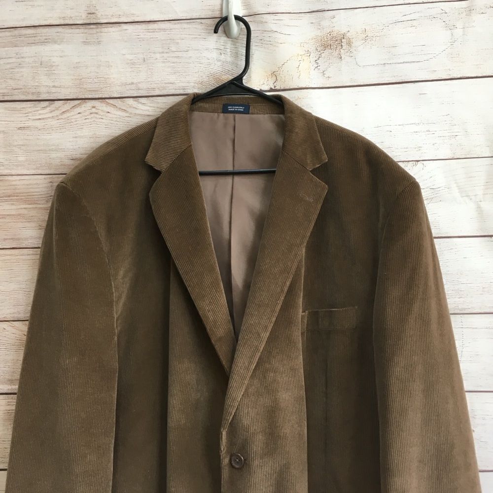 SADDLEBRED CORDUROY BLAZER IN TAN‎ - Picture 2 of 9